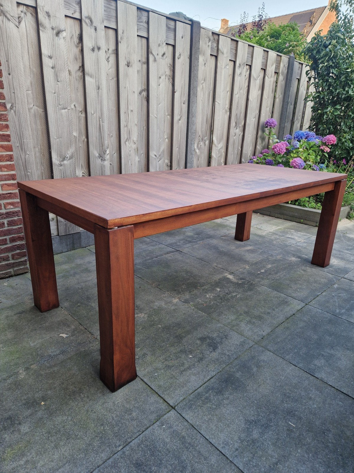 Hulsta uitschuifbare eettafel koloniaal teak (210-310cm), Huis en Inrichting, Tafels | Eettafels, Ophalen