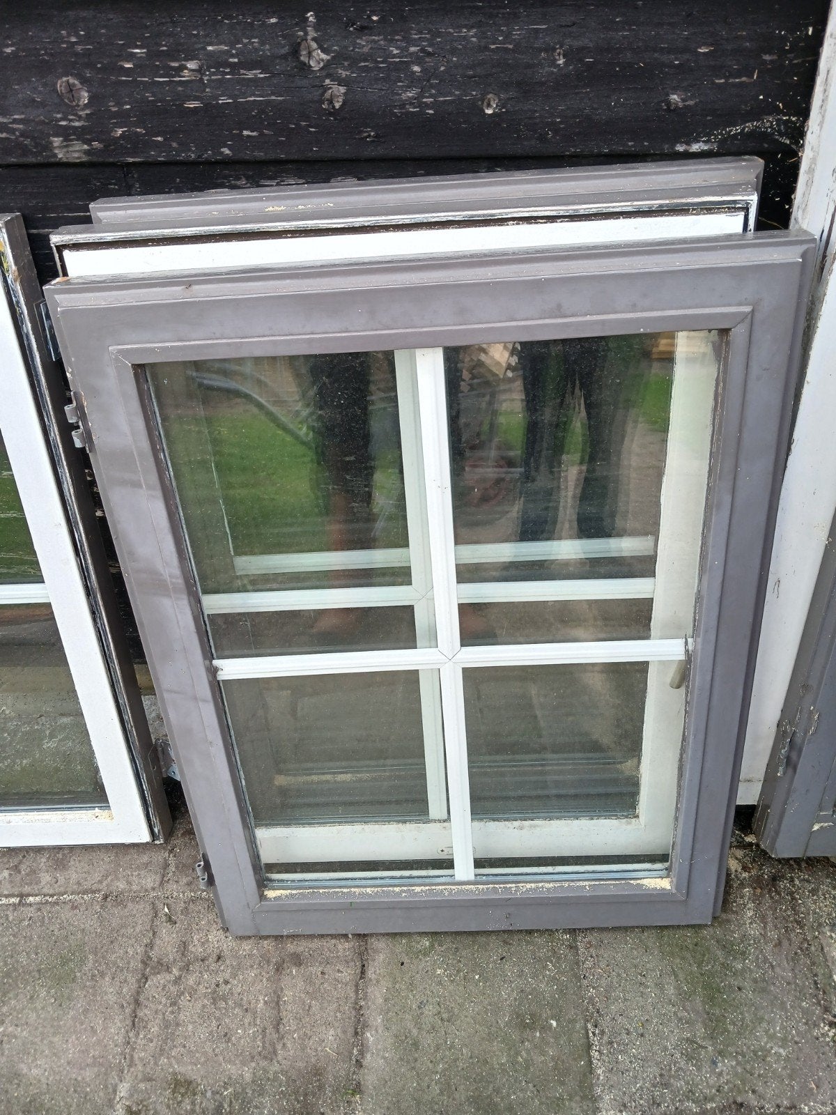 4 raampjes 70 cm x 90 cm harthout, Ophalen, 80 tot 120 cm