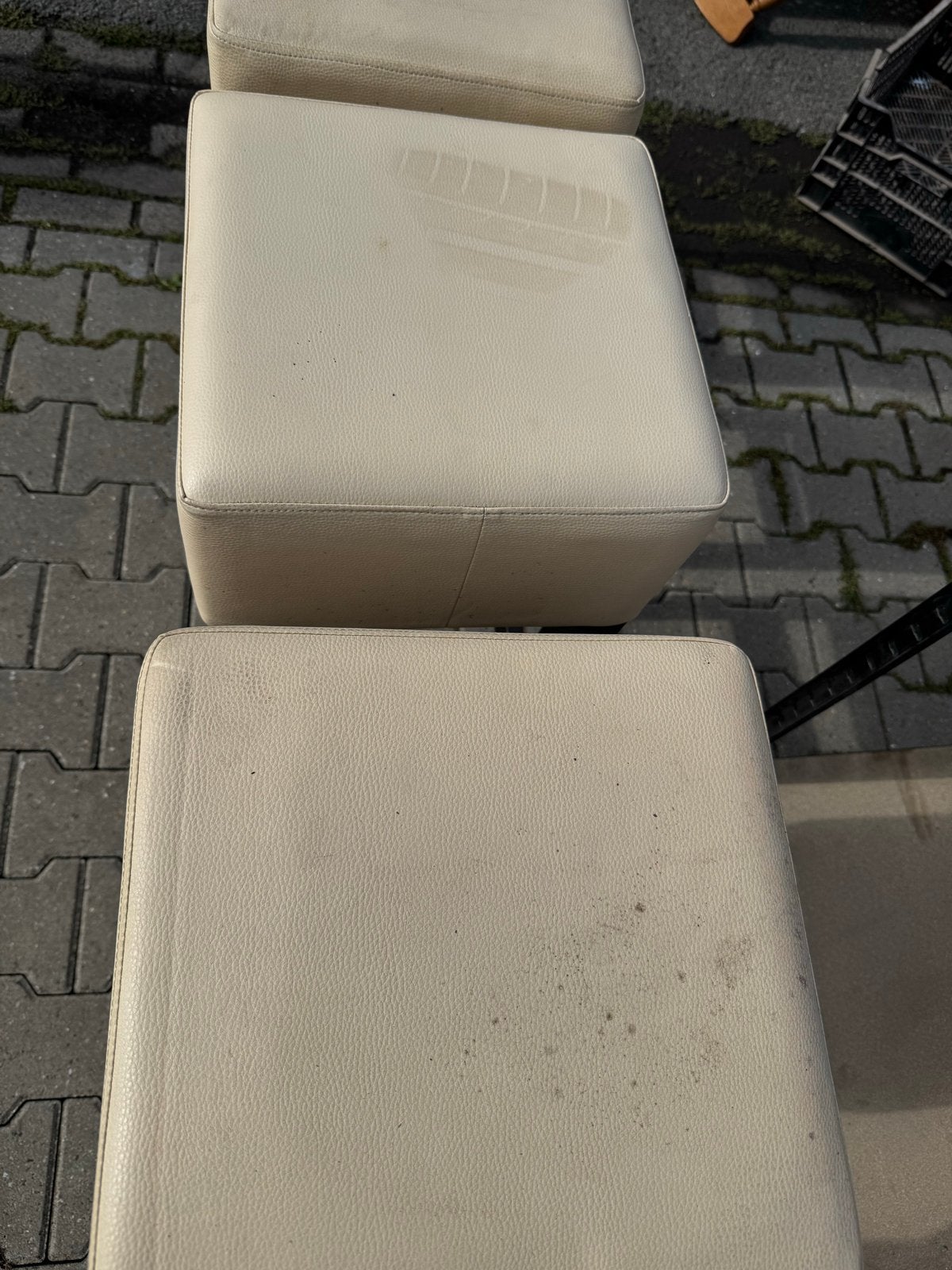 4x Leren Horeca Barkrukken - Gebruikt, Huis en Inrichting, Gebruikt, 60 tot 90 cm, Leer, Ophalen of Verzenden