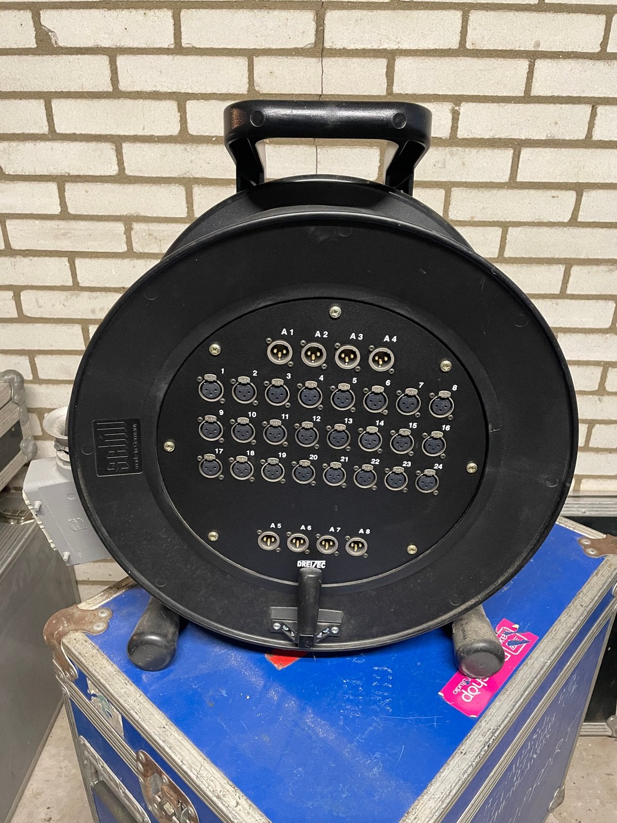 Multikabel haspel 24-kanaals met Harting connector, Ophalen, Nieuw
