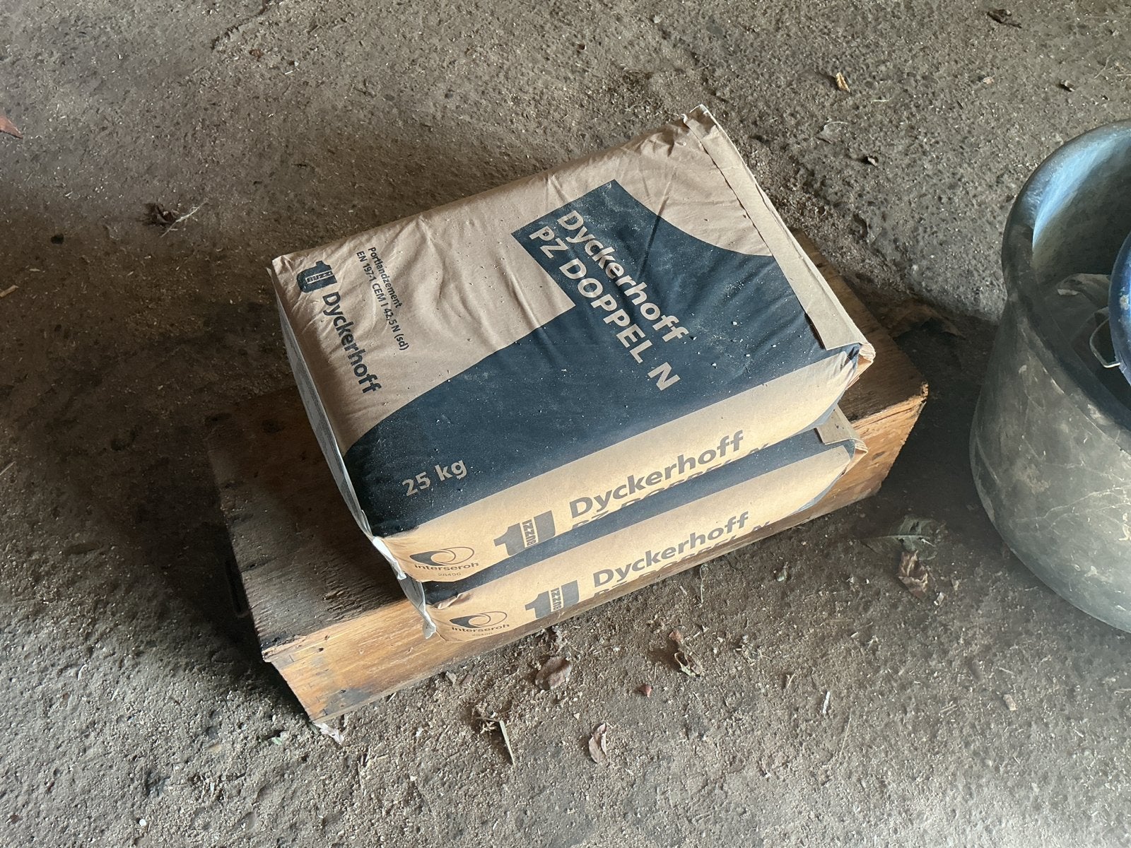 Gratis Dyckerhoff PZ DOPPEL N cement 25 kg, Ophalen, Nieuw