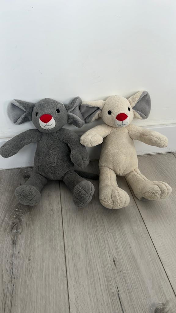 Twee muizen (cliniclowns), samen €1, z.g.a.n., Ophalen, Overige typen