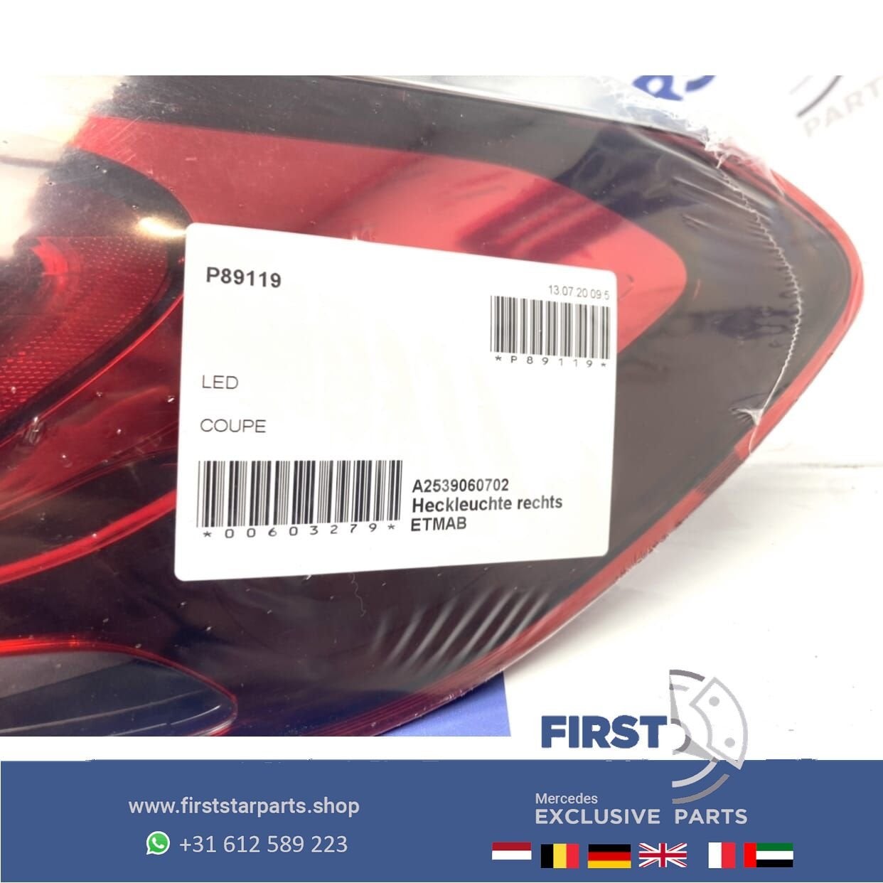 W253 C253 FACELIFT GLC COUPÉ LED ACHTERLICHT SET RECHTS Merc, Gebruikt, -, Ophalen of Verzenden, -