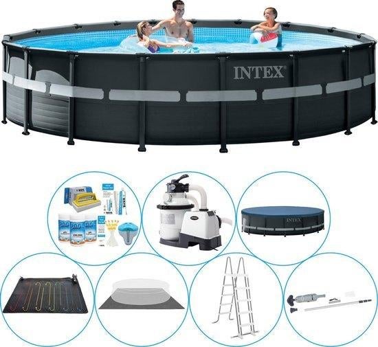 Ultra XTR Frame Rond Zwembad - 549 x 132 cm - Deluxe, Rond, Ophalen, 120 cm of meer, 300 cm of meer