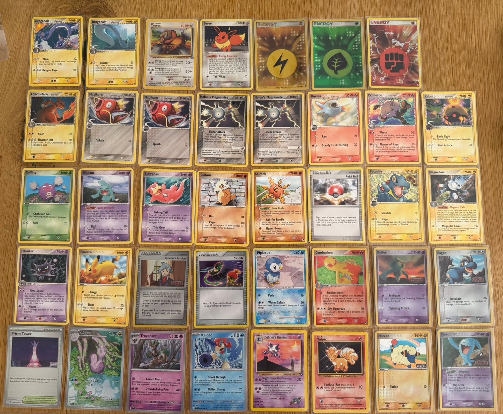 Pokémon kaarten 1998/2005/2006/2007 Engels & Japans, Ophalen of Verzenden, Zo goed als nieuw, Meerdere kaarten