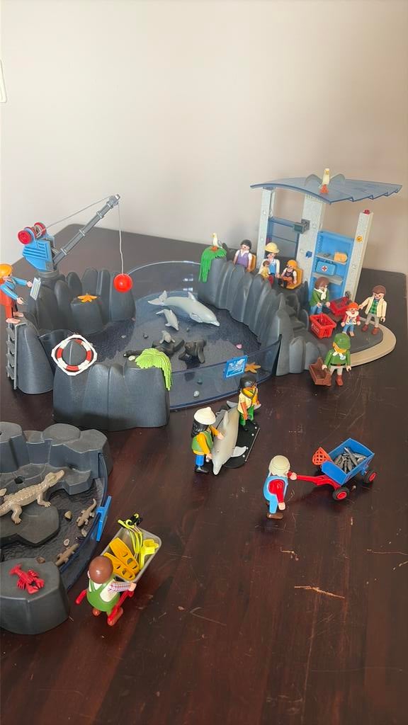 Dolfinarium playmobil + meerminnen, Kinderen en Baby's, Speelgoed | Playmobil, Ophalen of Verzenden, Zo goed als nieuw