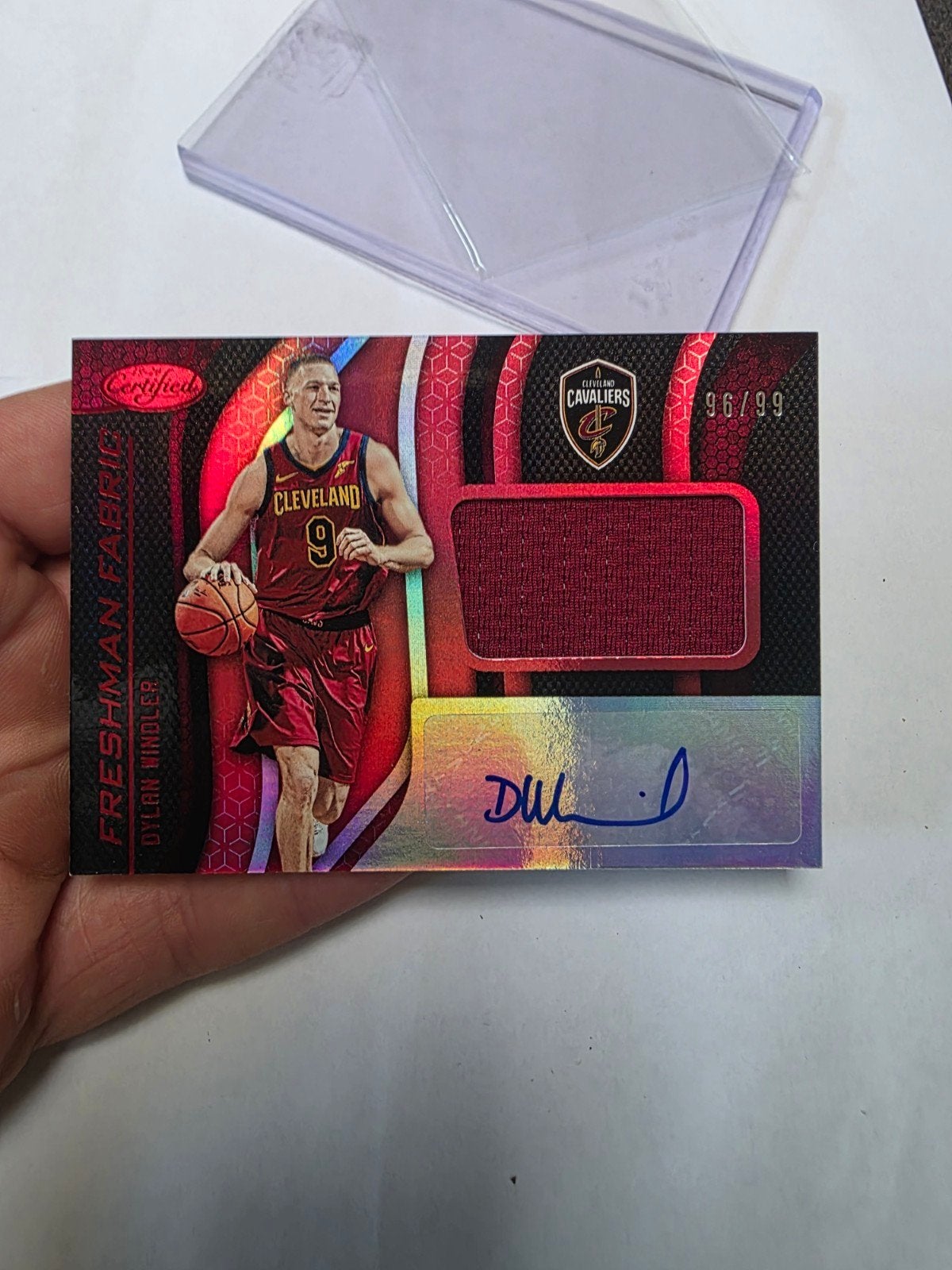 Dylan Windler Cleveland Cavaliers Rookie Kaart, Verzamelen, Ophalen of Verzenden