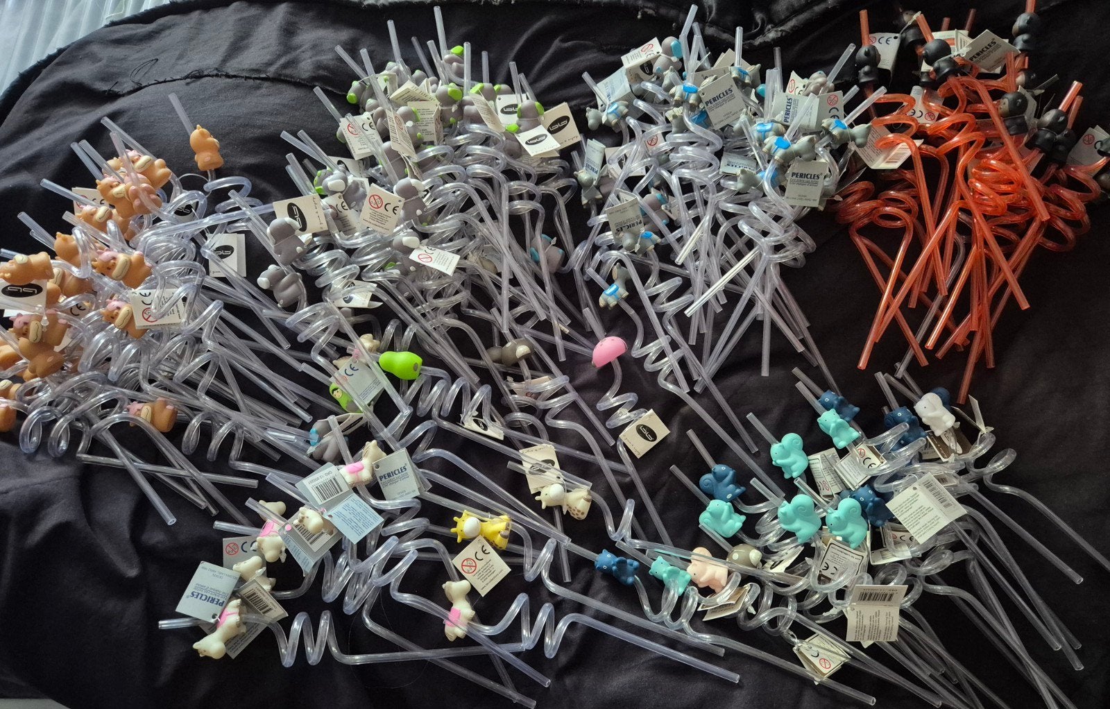 partij 142 rietjes met dier 40.00, Ophalen of Verzenden, Nieuw