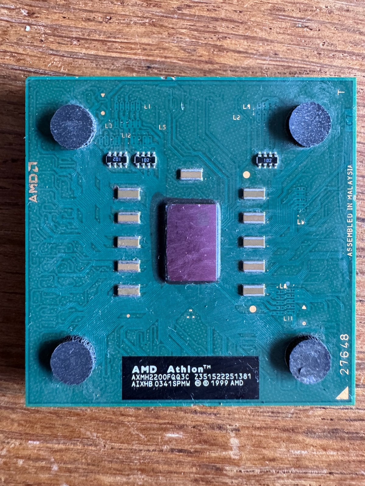Vintage AMD Athlon processor, Ophalen of Verzenden, Gebruikt, Overige, Minder dan 2 Ghz
