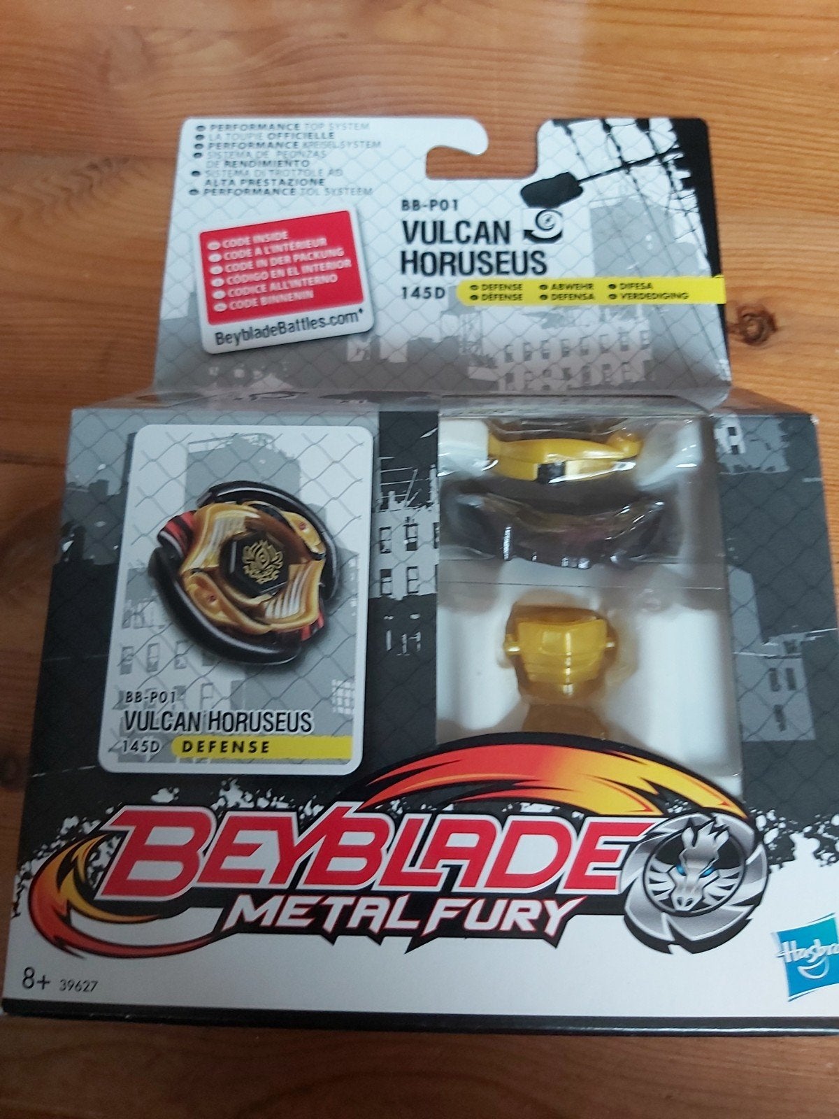 Beyblade beyblades vulcan horuseus nieuw, G1, Ophalen of Verzenden, Nieuw