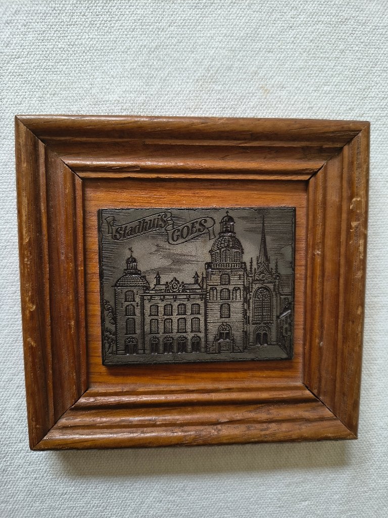Gravure stadhuis Goes, Ophalen of Verzenden