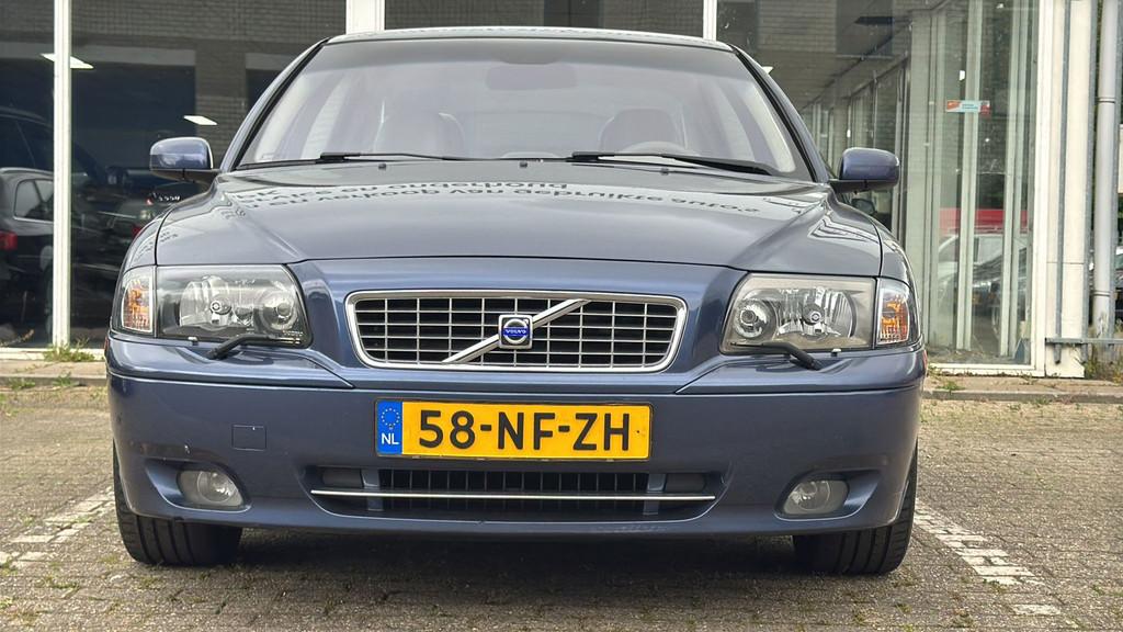 Volvo S80 2.5T Exclusive, Auto's, Beige, Blauw, 2521 cc, Bedrijf
