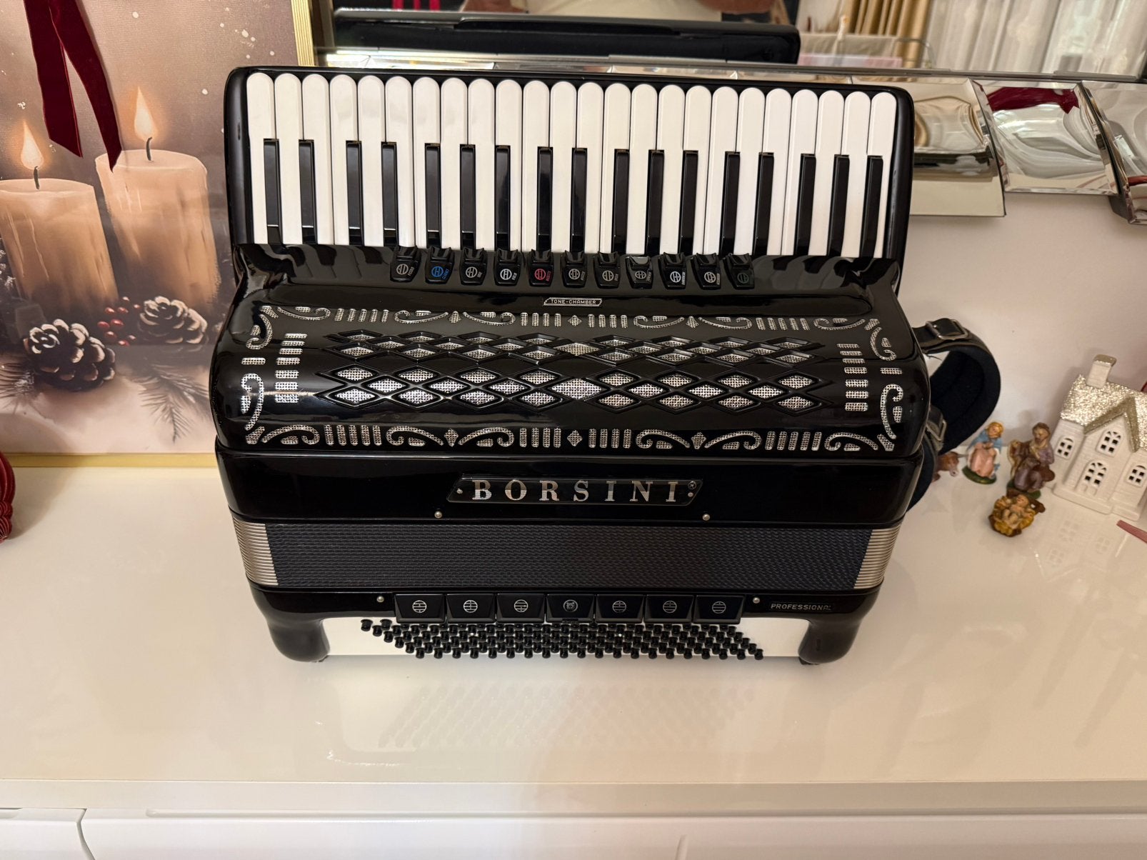 Accordeon Borsini Professional Cassotto, Ophalen of Verzenden, Zo goed als nieuw, 120-bas, Overige merken