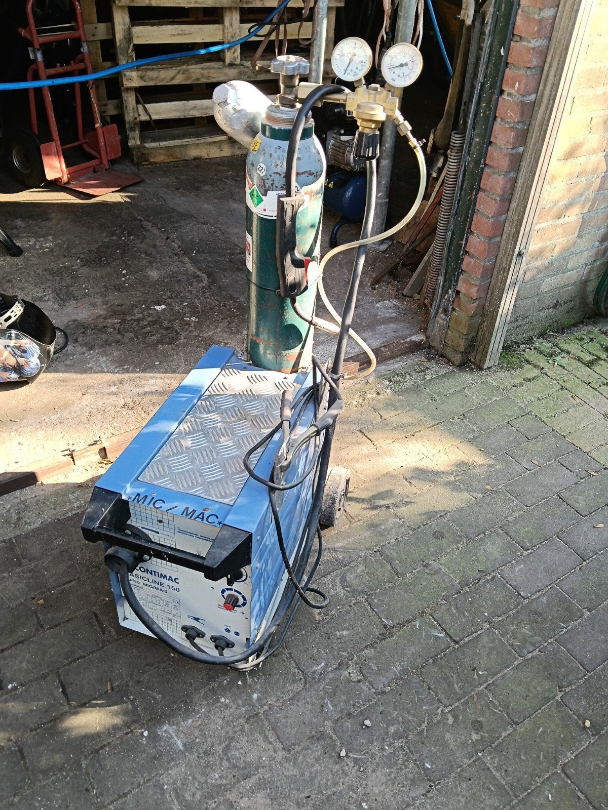 Contimac Basicline 150 Turbo MIG/MAG Lasapparaat, Doe-het-zelf en Verbouw, Ophalen of Verzenden, Gebruikt, Minder dan 150 ampère