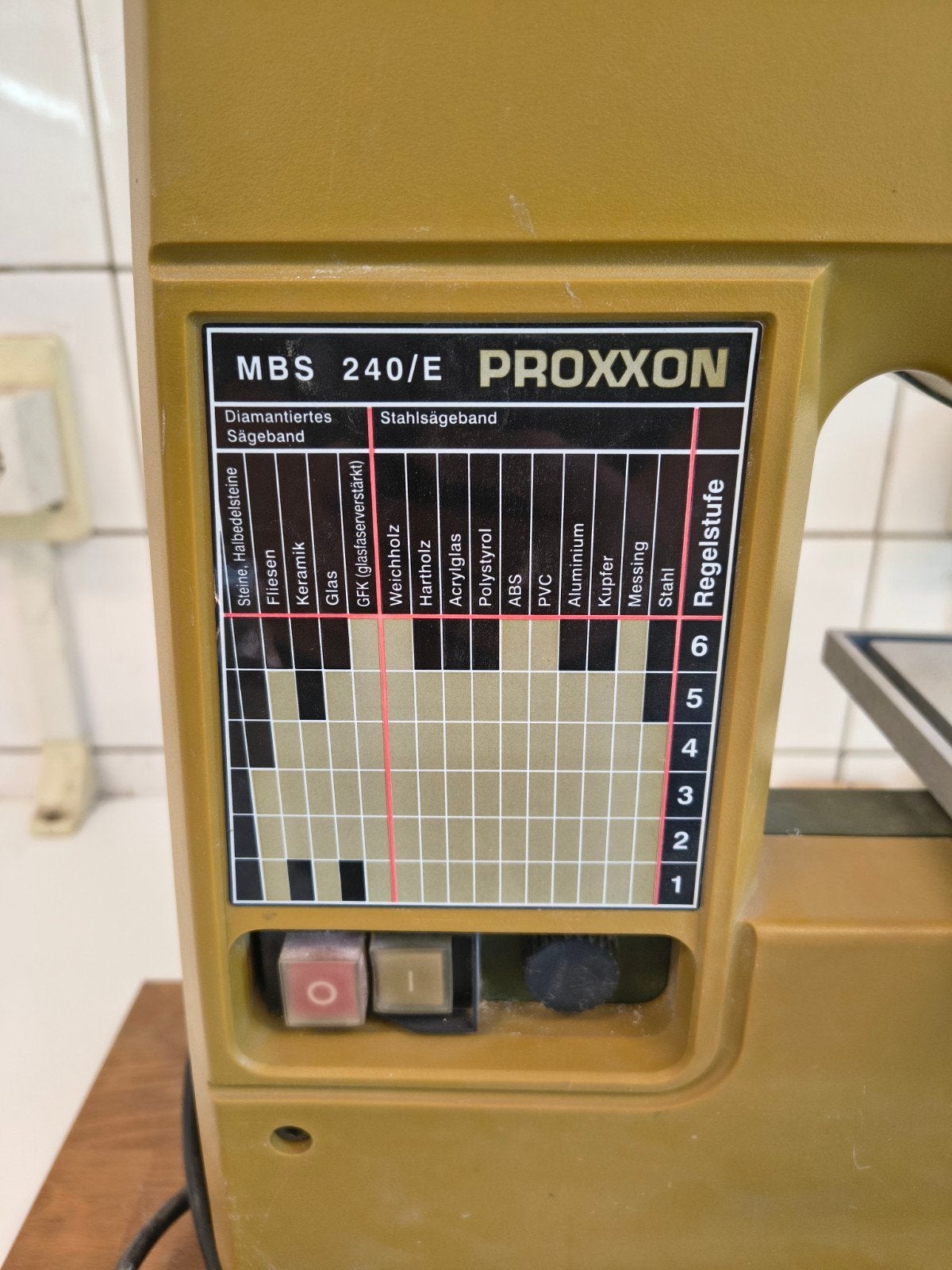 proxxon micromot lintzaagmachine 230 volt, Ophalen, Gebruikt, Proxxon, Afkortzaag