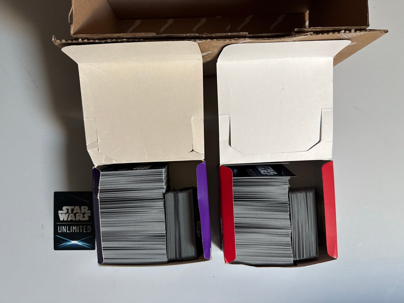 2 Dozen Star Wars Unlimited Kaarten Diverse Series 1-6, Verzenden, Zo goed als nieuw, Meerdere kaarten