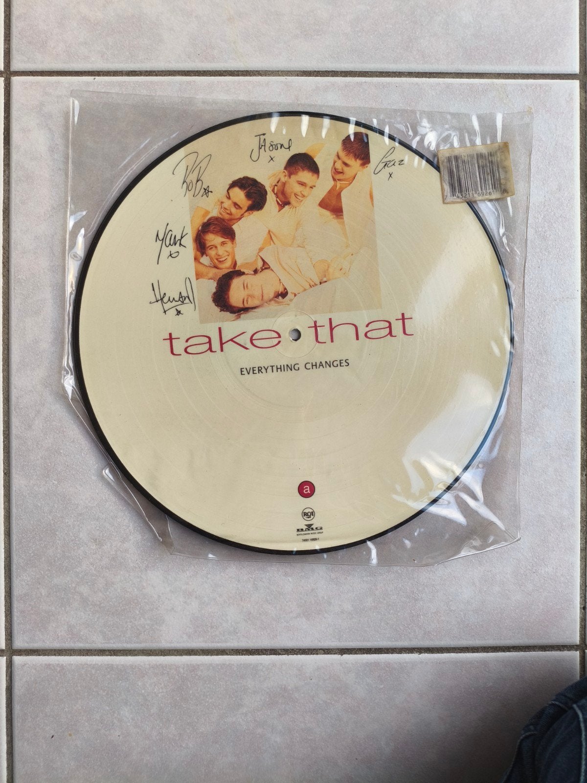 Take That - Everything Changes Picture Disc (Gesigneerd), LP, Pop, Beschermende buitenhoes, Ophalen of Verzenden