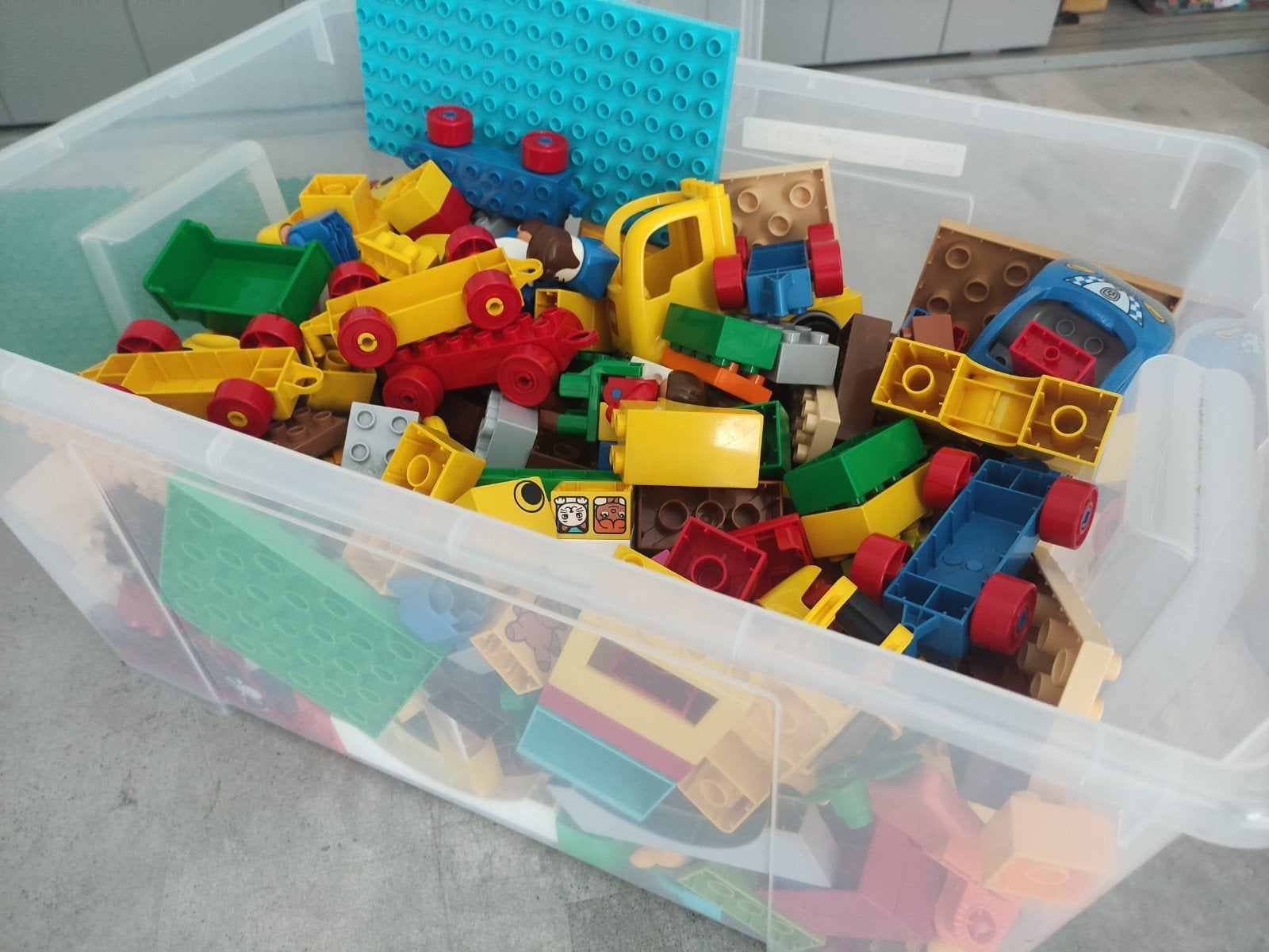 Duplo inclusief bouwplaat, Ophalen