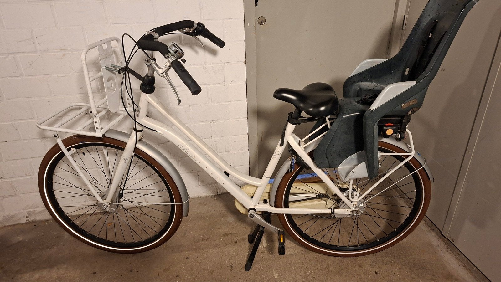 Cortina Roots Transportfiets - Framemaat 51, Gebruikt, Dubbele standaard, 50 tot 53 cm, Ophalen