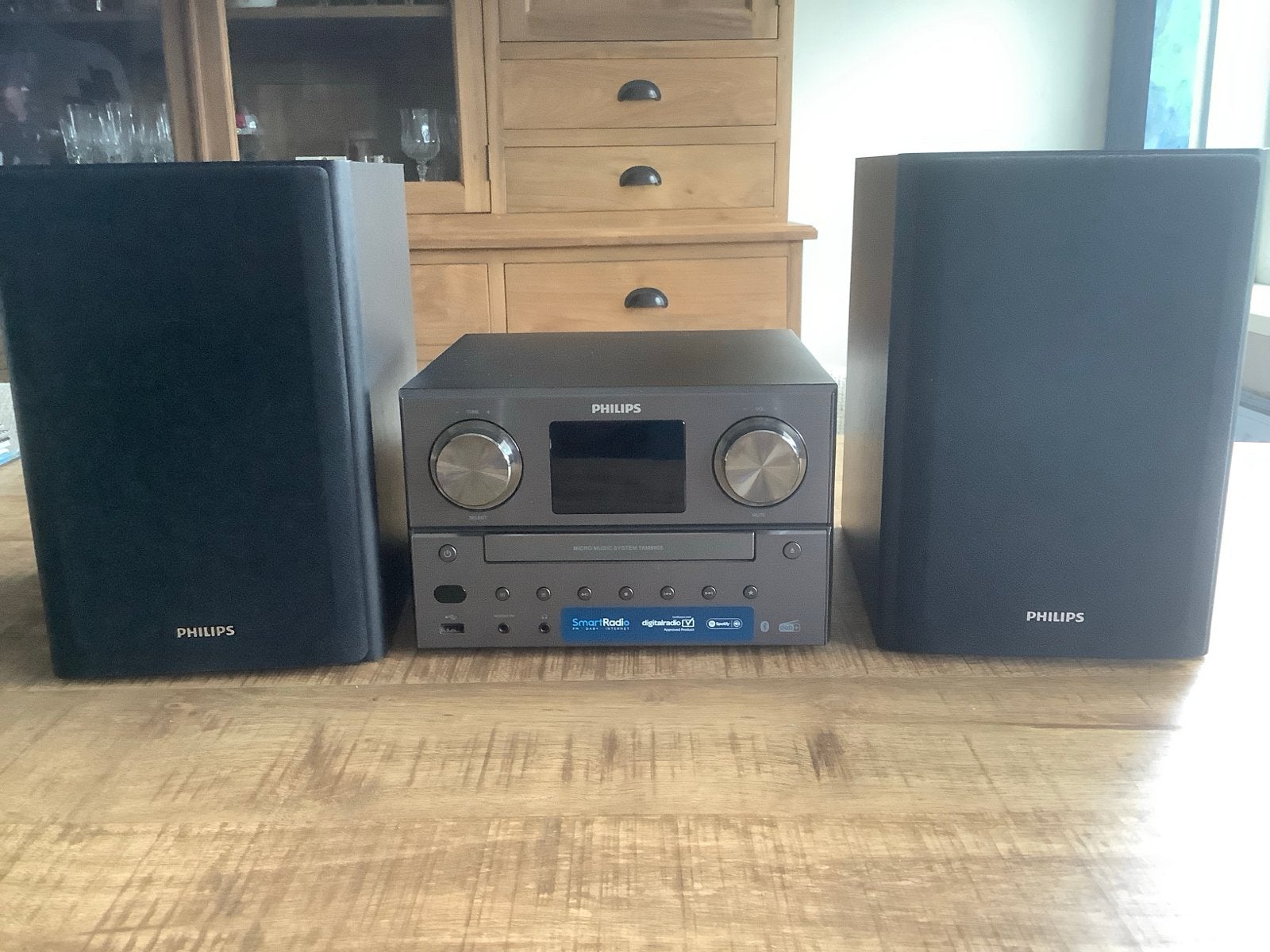 Philips Micro Muziek Systeem TAM8905 - Zo goed als nieuw, Ophalen, Philips, Zo goed als nieuw, Microset