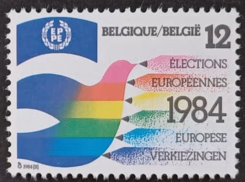 België 1984 - OBP 2133 - Europese Parlementsverkiezingen, Frankeerzegel, Ophalen of Verzenden, Postfris, Postfris