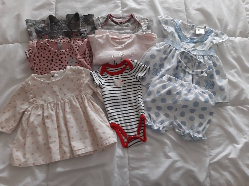 Pakket babykleding meisjes Mt 50-56, Ophalen of Verzenden, Zo goed als nieuw, Maat 50