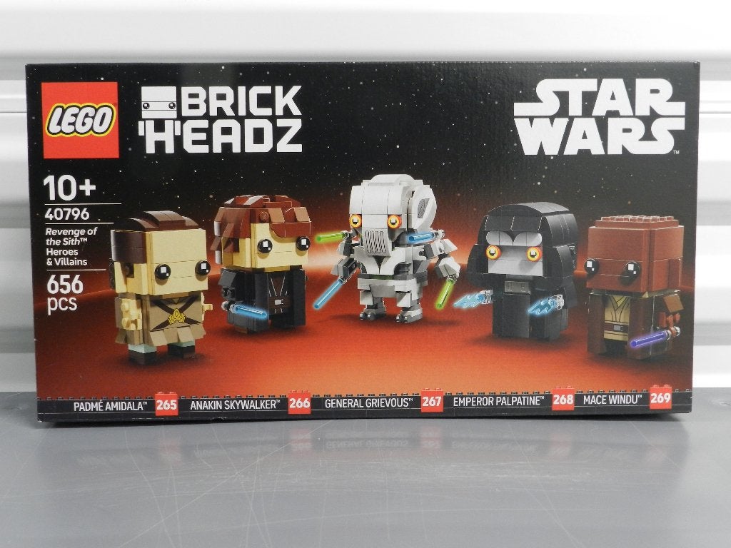 LEGO Revenge of the Sith helden en schurken (40796), BrickHeadz, Nieuw, Ophalen of Verzenden, Complete set