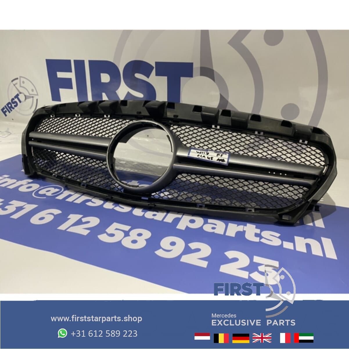 W117 C117 CLA 45 AMG GRIL origineel Mercedes CLA 2013-2016, Gebruikt, -, Ophalen of Verzenden, Bumper