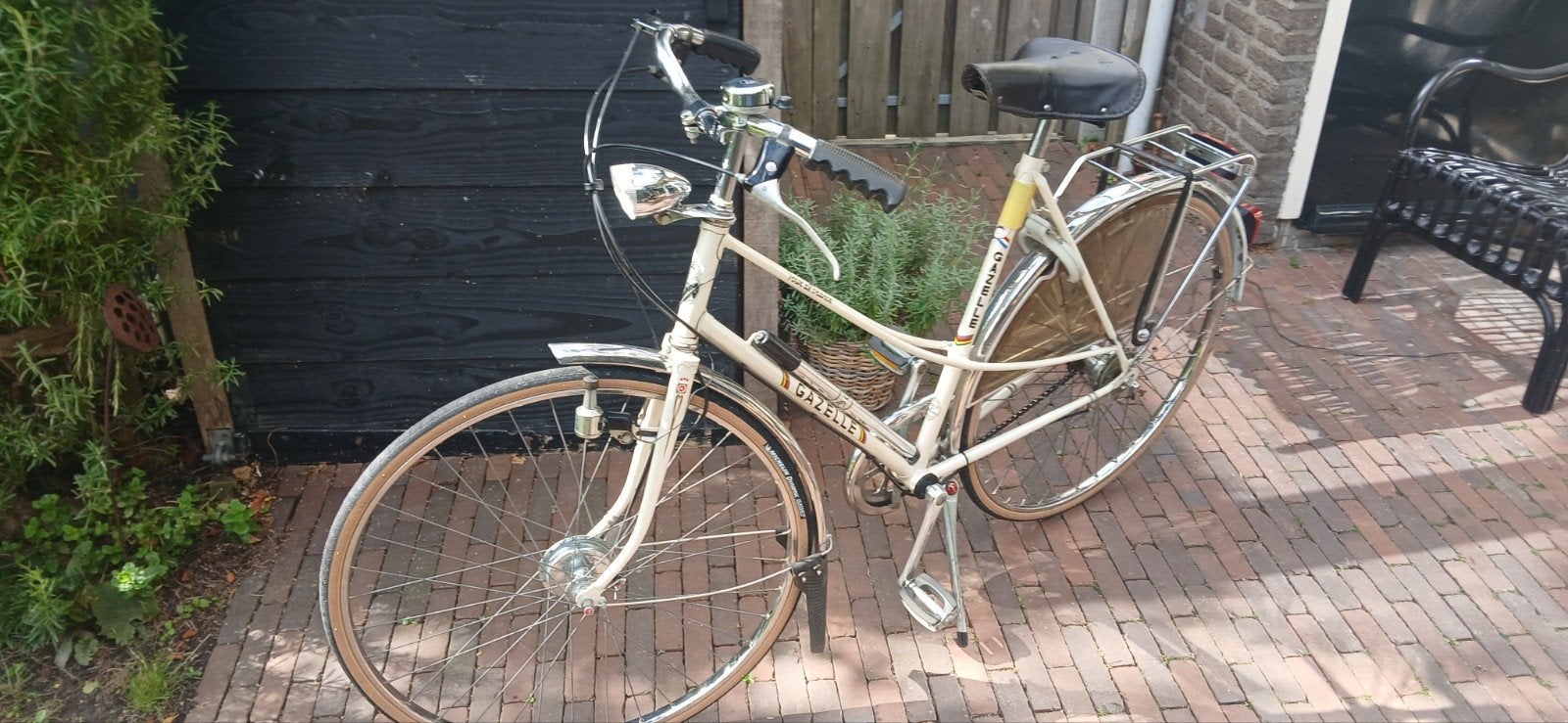 Prachtige Vintage (80's) Gazelle Tour de France Damesfi, Ophalen, Trommelrem, Gazelle, Jaren '60 of nieuwer