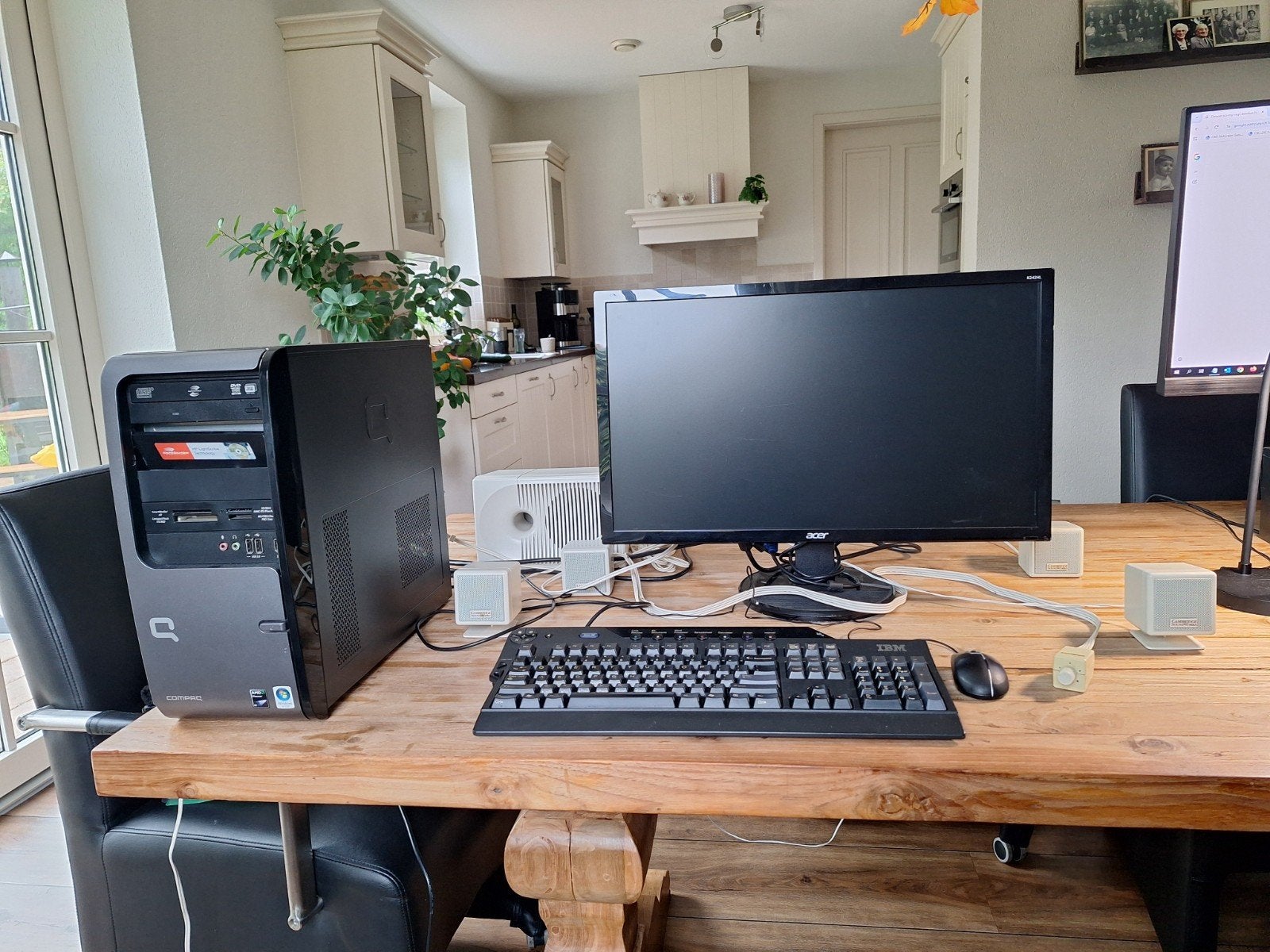 HP Compaq PC met Acer monitor en 4-in-1 luidsprekers, Computers en Software, Ophalen, Gebruikt, Met monitor, 8 GB