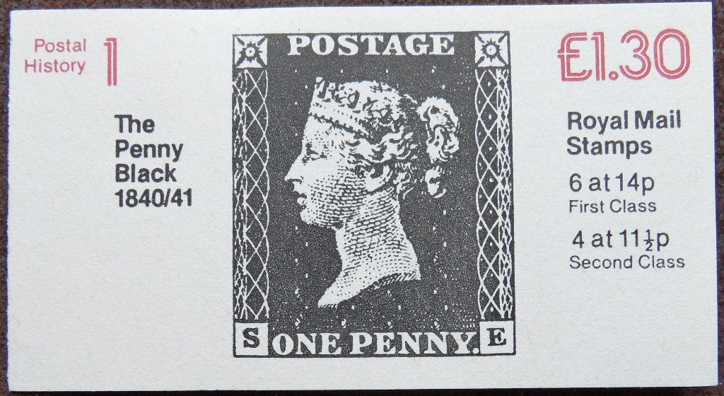 Postzegelboekje Engeland – Penny Black, Ophalen of Verzenden, Postfris