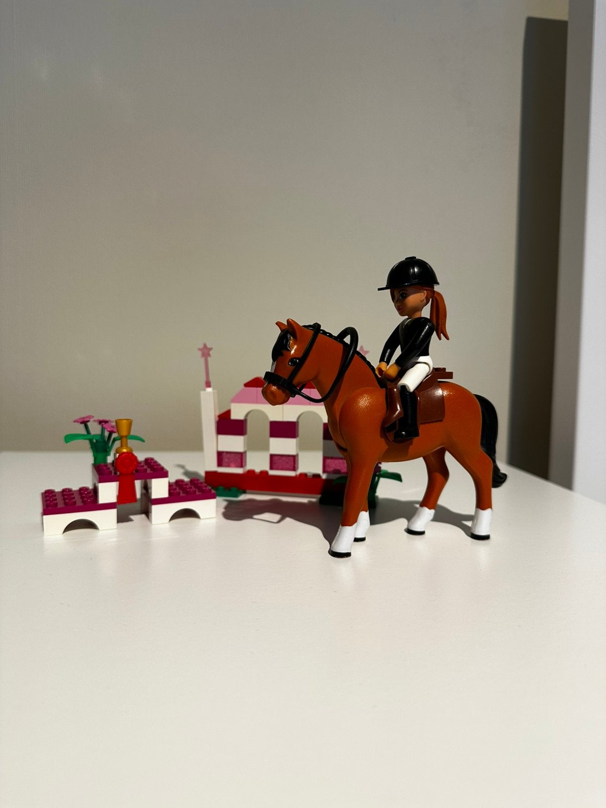 LEGO Belville 7587 horse jumping- compleet, Verzenden, Zo goed als nieuw