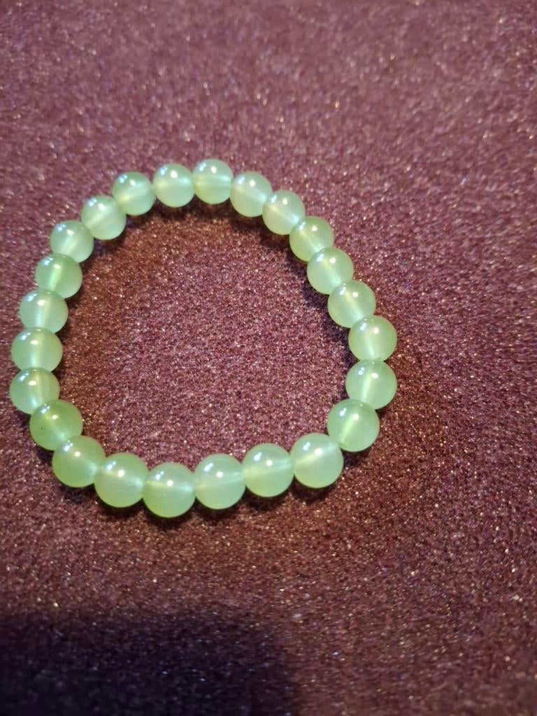 Armband  jade, Ophalen of Verzenden, Zo goed als nieuw, Groen, Overige materialen