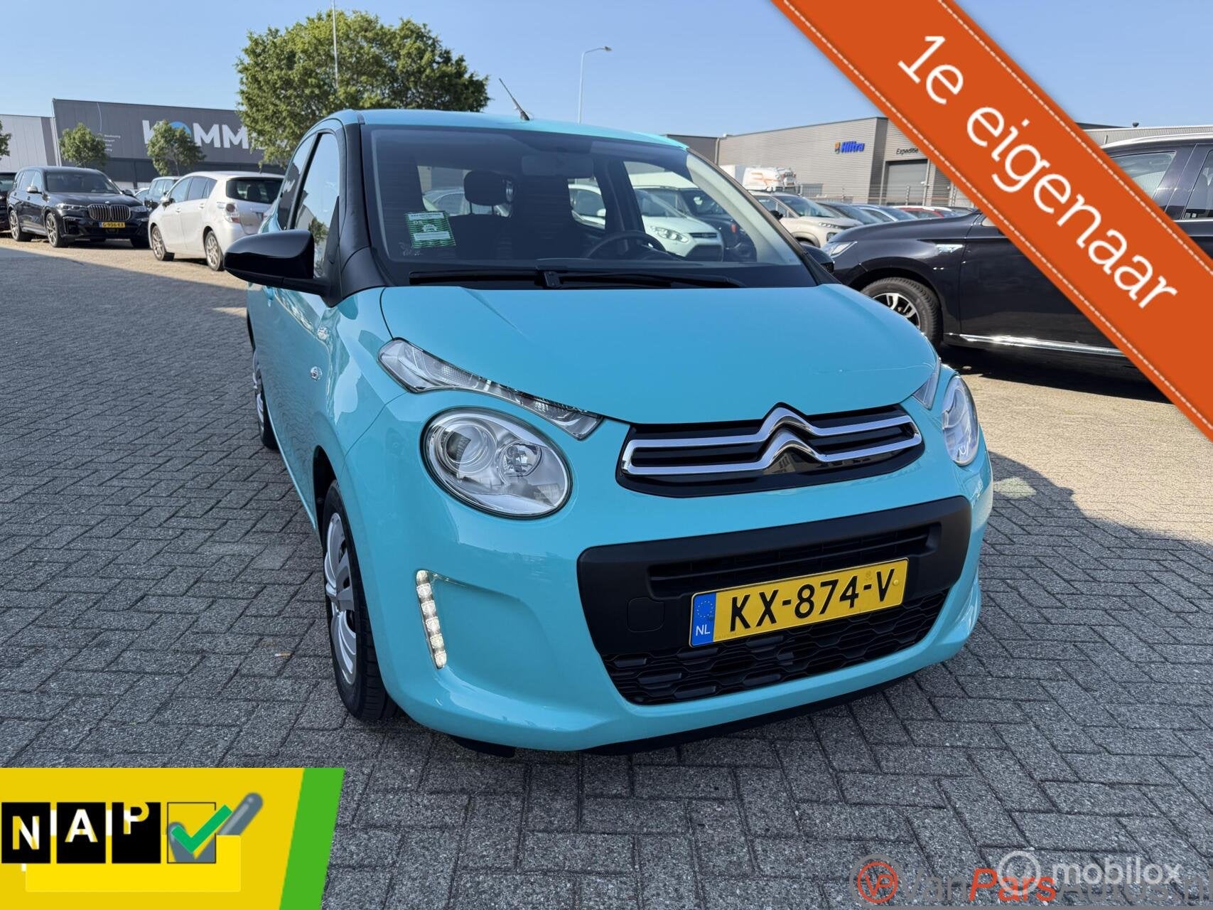 Citroen C1 1.0 e-VTi Selection,Airco,Led,5drs,1e eigenaar!, Auto's, Voorwielaandrijving, Gebruikt, Euro 6, 4 stoelen