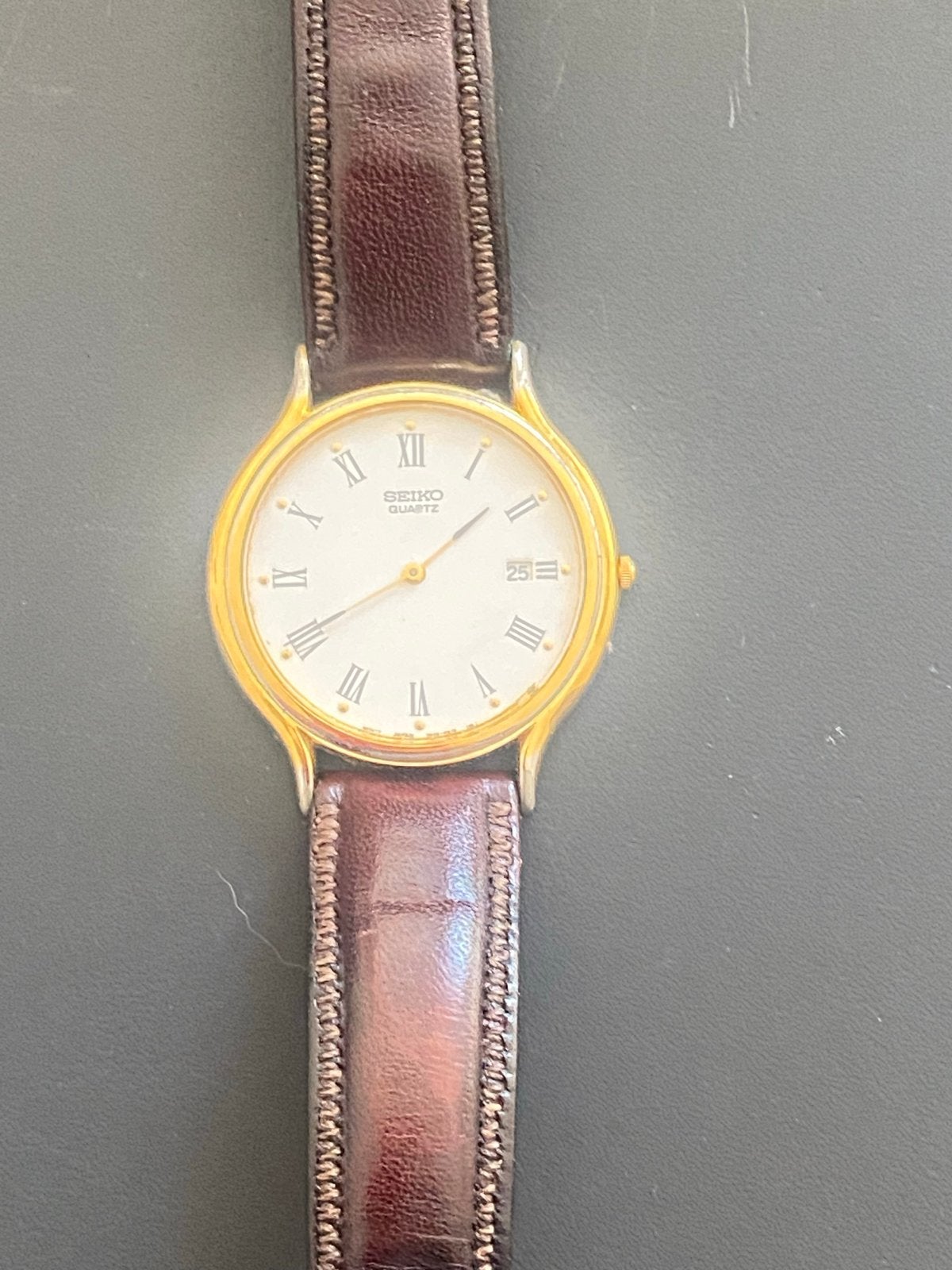 Vintage Seiko Quartz ‘93, Met bandje, Polshorloge, Overige materialen, Seiko