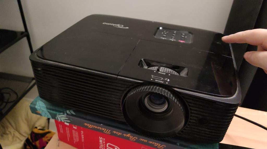 Optoma Beamer HD144X- DLP Projector !! 245branduren !!, Ophalen, Gebruikt, DLP, Full HD (1080)