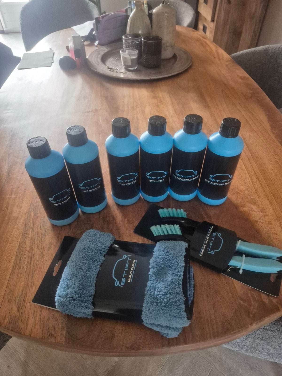 Stipt Car Detailing Set: Reinigers, Borstels & Doek, Ophalen of Verzenden, Nieuw