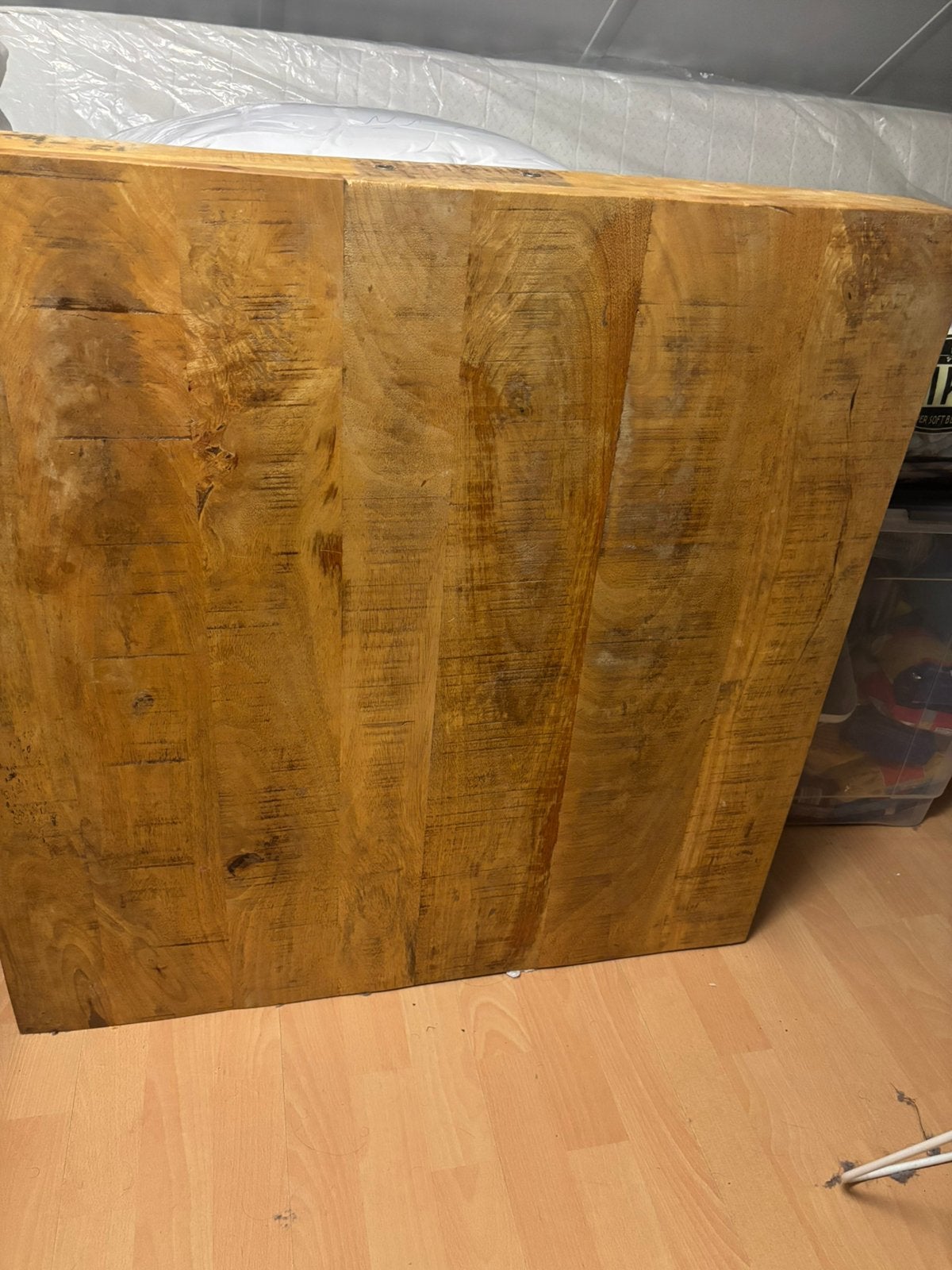 Massief houten tafelblad - Robuust en duurzaam, Ophalen, Gebruikt, 100 tot 150 cm, 50 tot 100 cm
