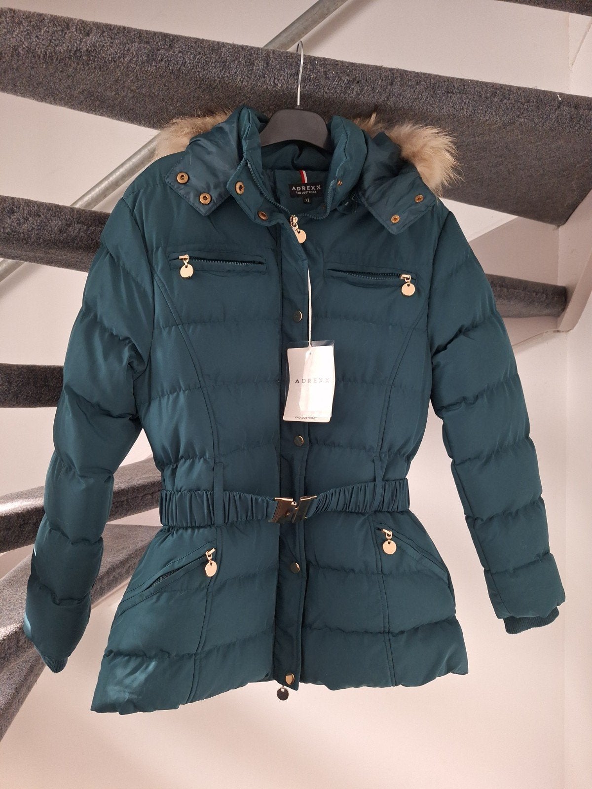 ADREXX FAD DUSTCOAT Winterjas met Bontkraag Maat XL, Maat 42/44 (L), Nieuw, Ophalen of Verzenden, ADREXX