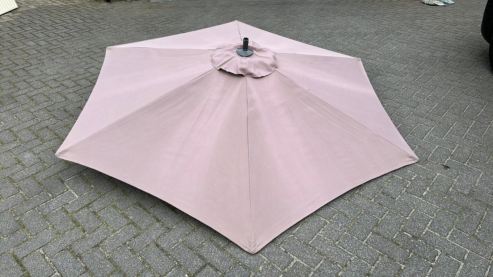 Hang parasol. 270 cm doorsnede., Ophalen, Zo goed als nieuw