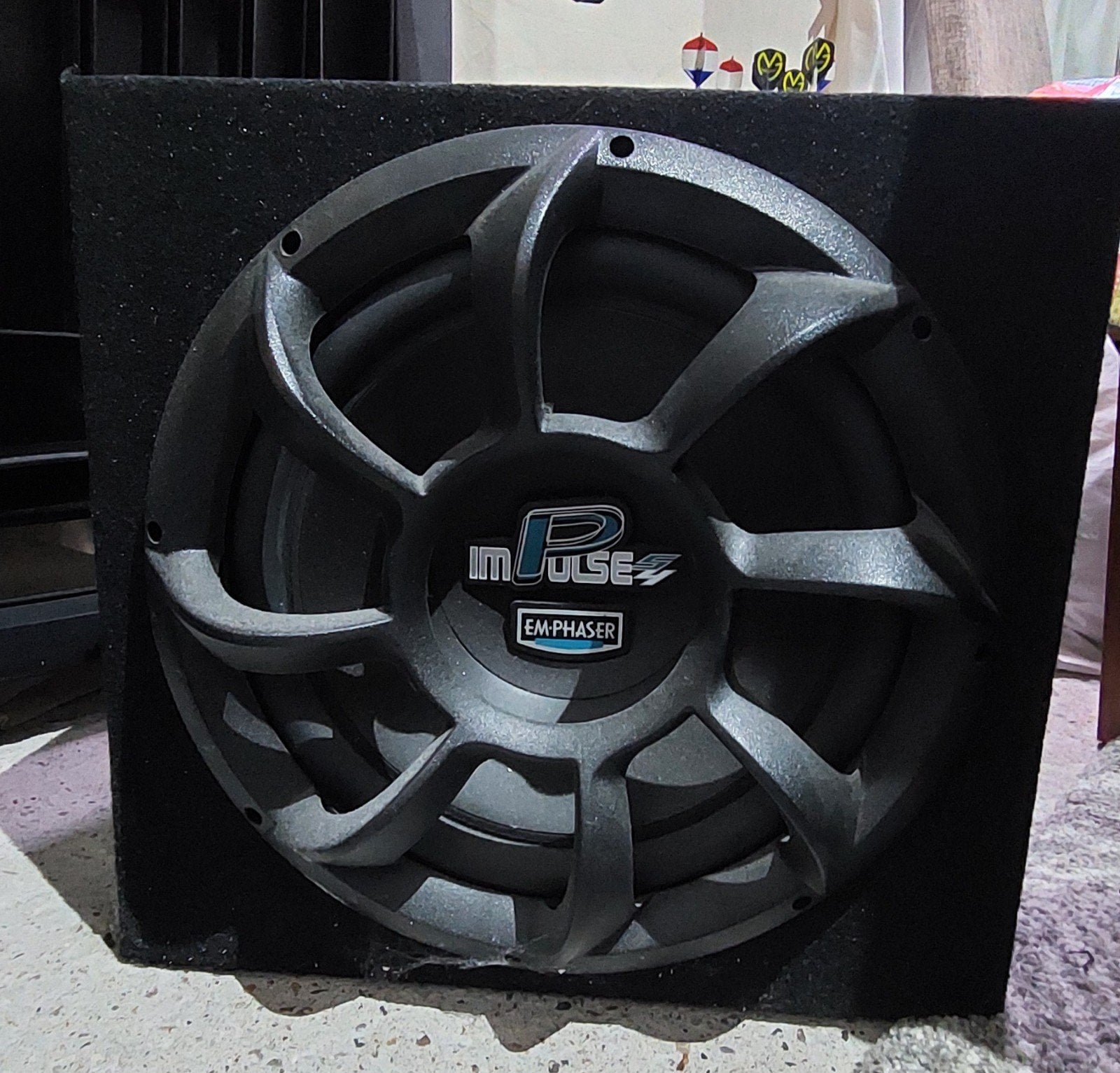 Em-Phaser Impulse Subwoofer met Axton C509 Versterker, 120 watt of meer, Ophalen, Overige merken, Gebruikt