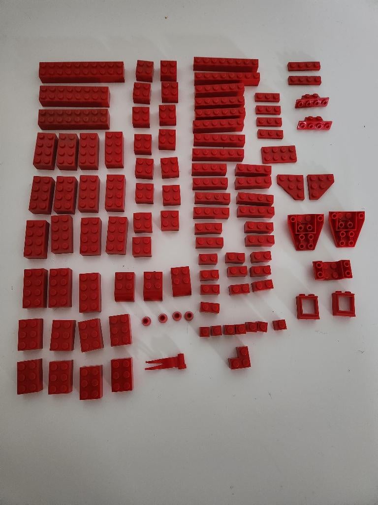 Lego rood, Ophalen of Verzenden, Gebruikt, Losse stenen, Lego