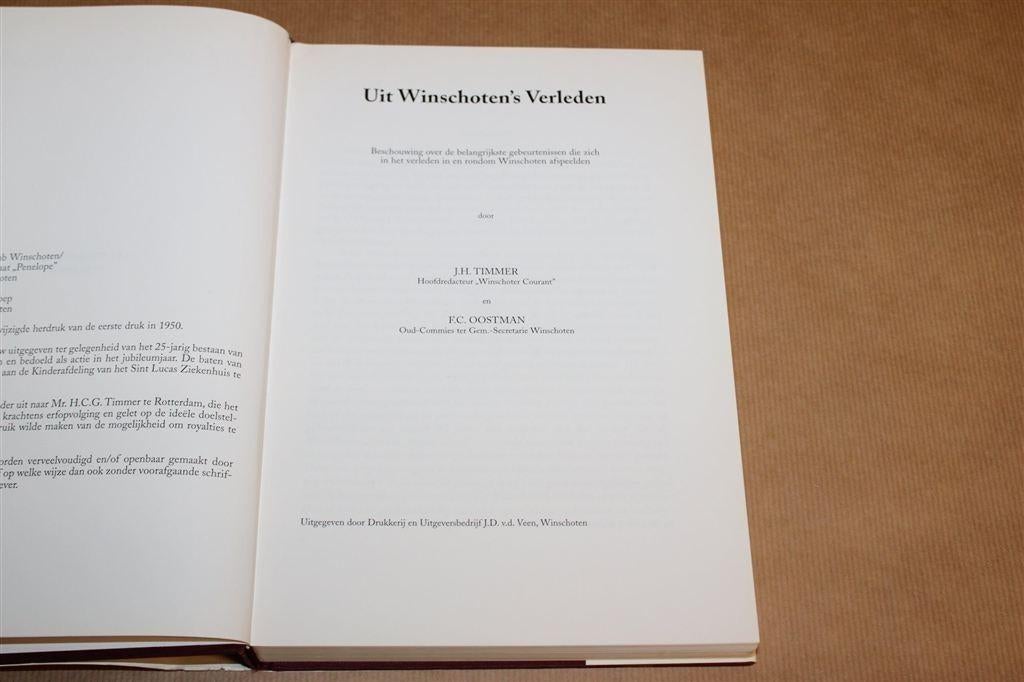 Uit Winschoten\'s Verleden — Geschiedenis & Gebeurtenissen, Ophalen of Verzenden, Gelezen