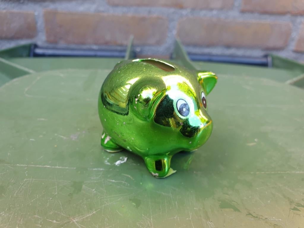 Mini spaar varkentje, Verzamelen, Spaarpotten, Ophalen of Verzenden, Steen, Aardewerk of Keramiek, Dier