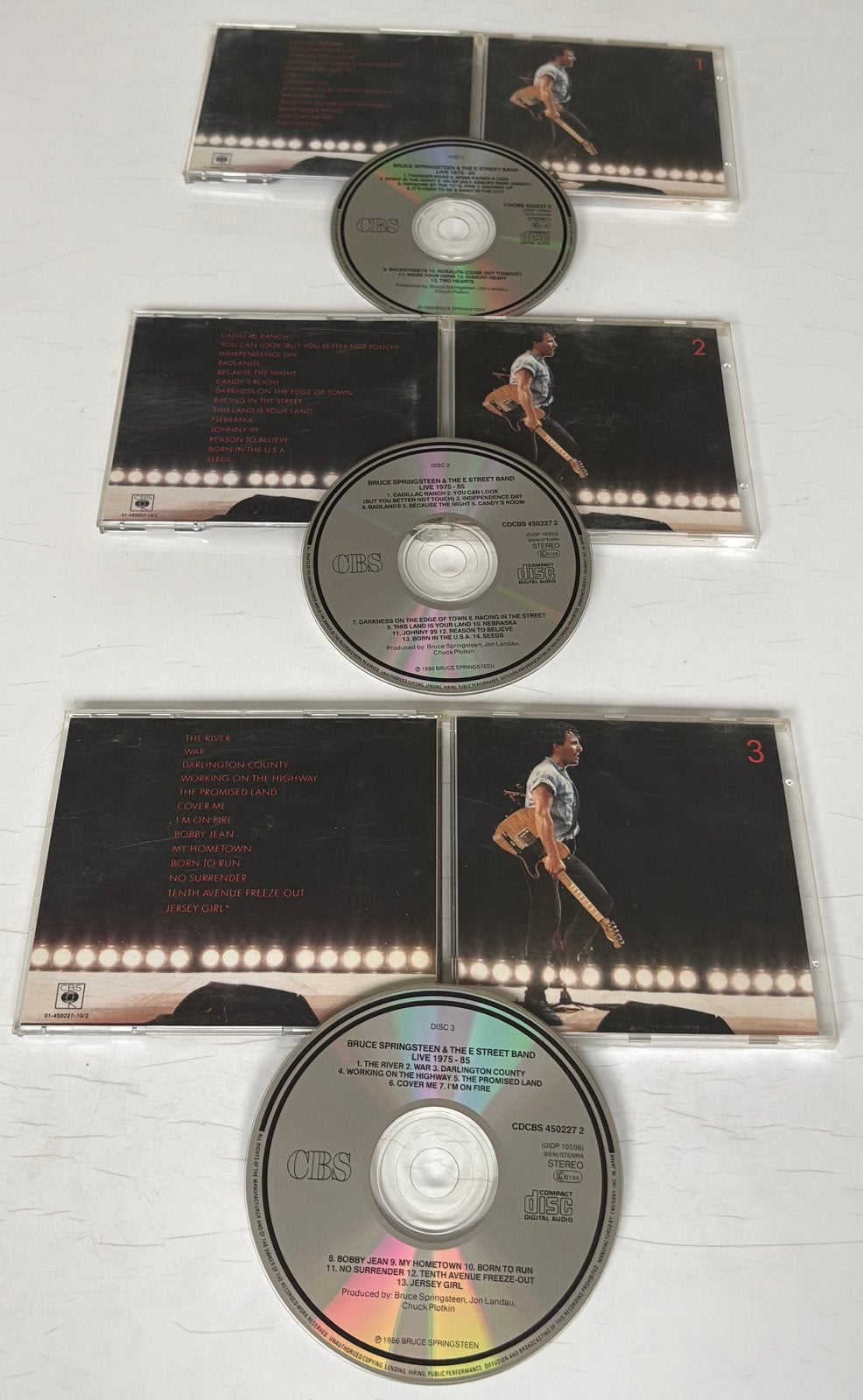 Bruce Springsteen & the E Street Band live 1975-‘85 (3cd’s), Cd's en Dvd's, Ophalen of Verzenden, Zo goed als nieuw, Poprock