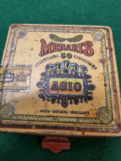 Agio mahari’s sigaren blik, Verzamelen, Ophalen of Verzenden, 'T Olde Gre-j, Info@toldegrej.nl, Endepoelstraat 20f Didam