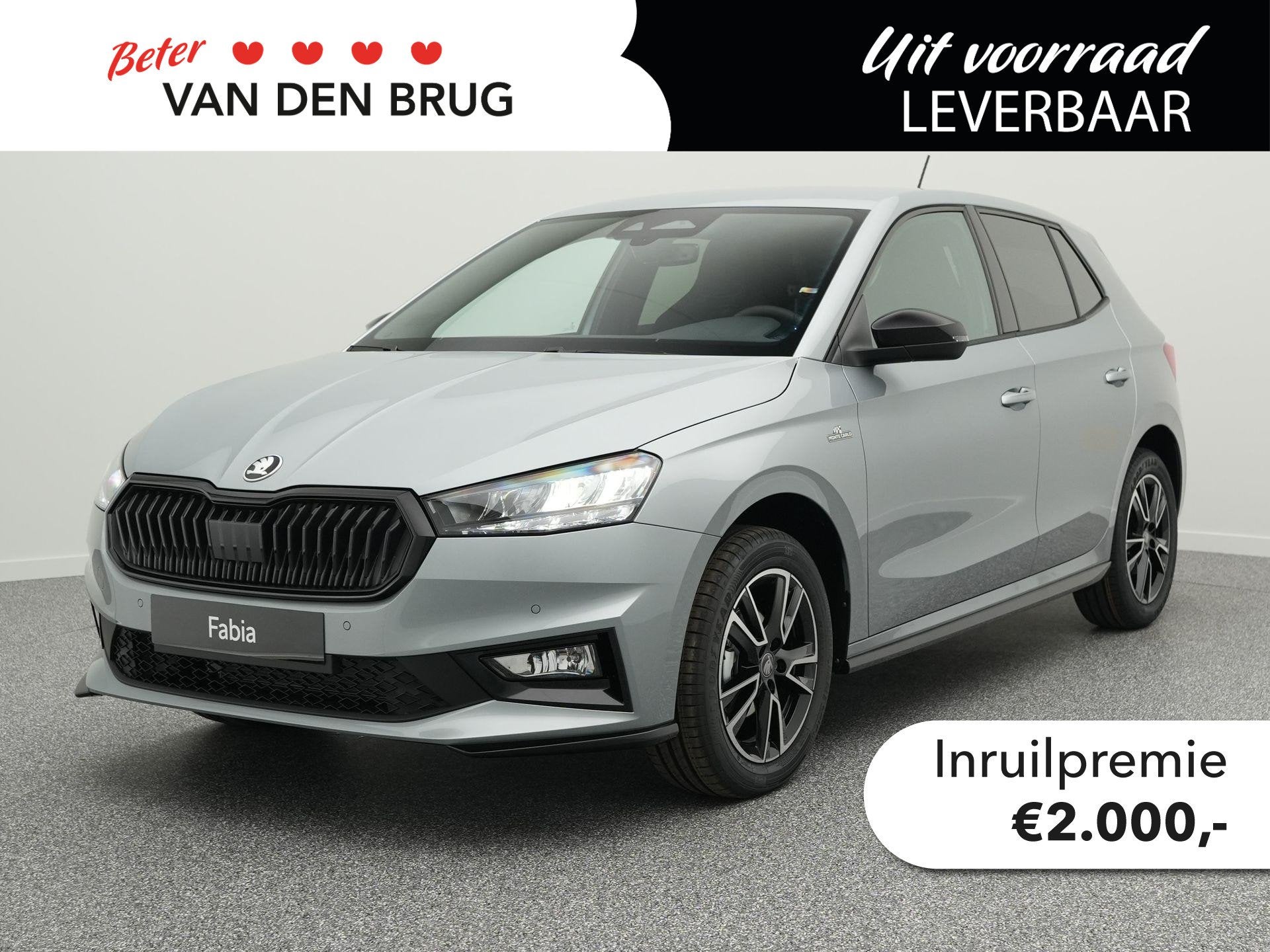 Skoda Fabia Monte Carlo 1.0 TSI | Stoelverwarming | Apple Ca, Auto's, Skoda, Voorwielaandrijving, Euro 6, 95 pk, Leder en Stof