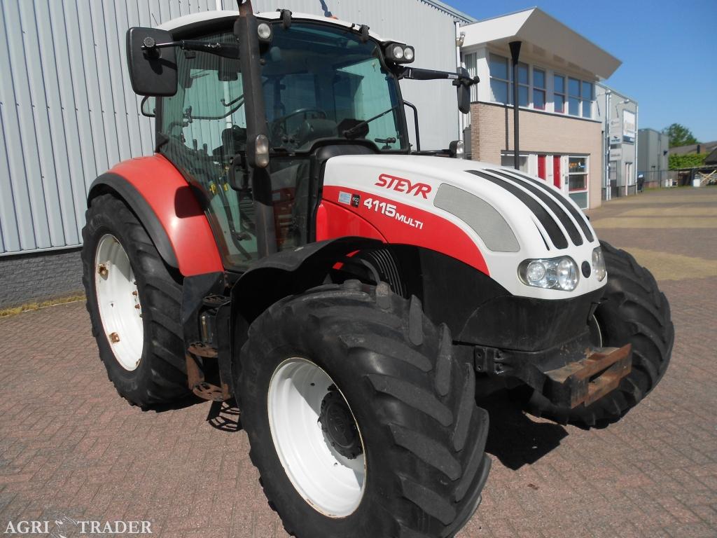 steyr multi 4115, 80 tot 120 Pk, Gebruikt, -, Meer dan 10000