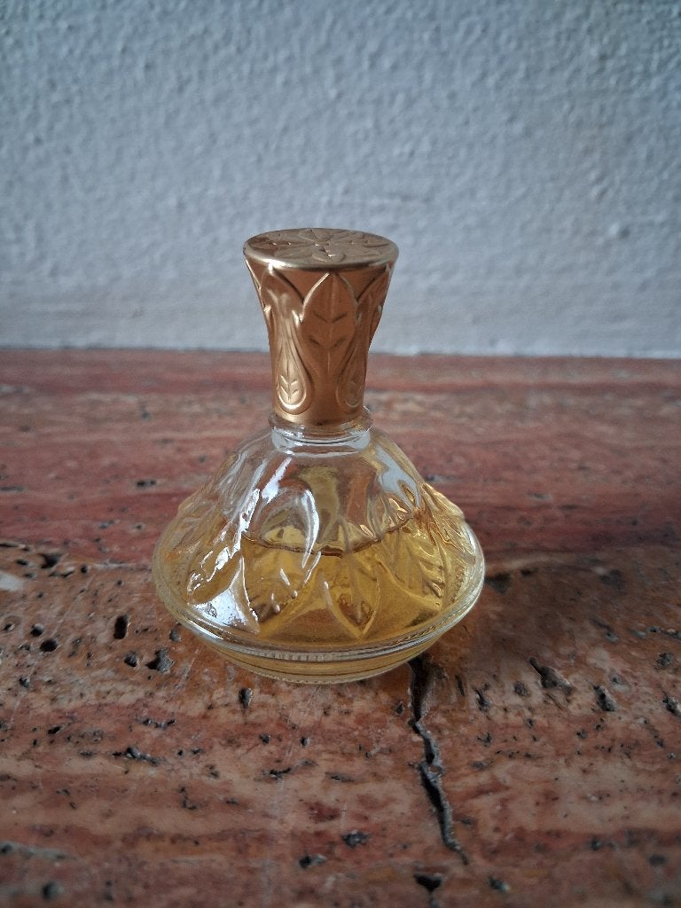 Vintage Avon parfum bewerkt glazen flesje, Ophalen, Zo goed als nieuw, Parfumfles