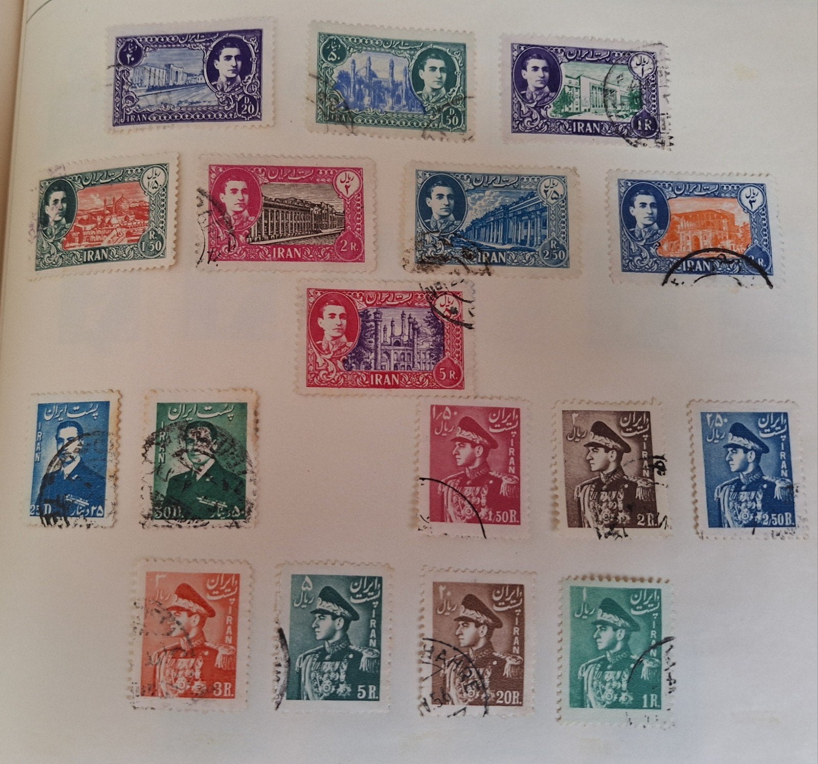 8 Verzameling Iraanse postzegels -, Ophalen of Verzenden, Midden-Oosten